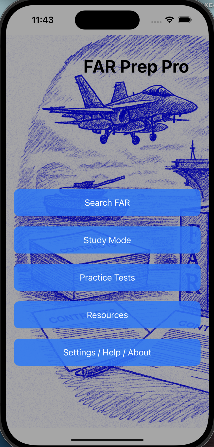 App Home Screen